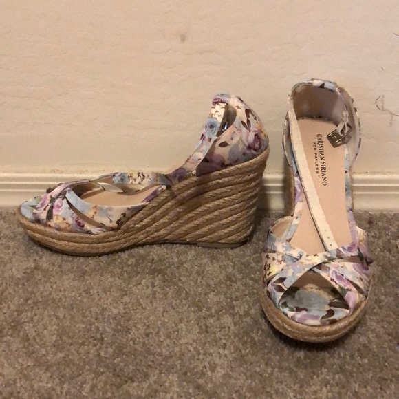 Christian Siriano Floral Wedges - Picture 2 of 3